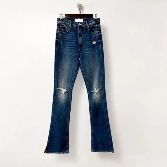 MOTHER Denim - MOTHER Superior High Waisted Runaway Slice Heel Jeans Morning Chores 27